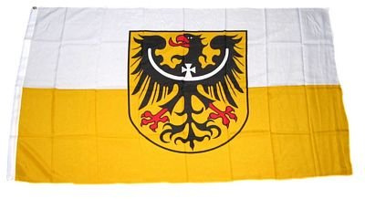 Fahne/Flagge Niederschlesien NEU 90 x 150 cm Flaggen