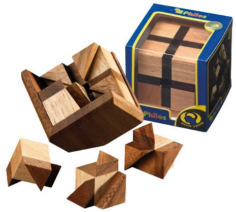 Philos 6274 - Bermuda-Cube, Würfel, 8 Puzzle Teile, Knobelspiel
