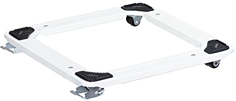 WAGNER Transportroller Transporthilfe 1192 I Industriestahl 42-60 x 5 cm, Tragkraft 150 kg I größenverstellbar ausziehbar Ladefläche I Umzug von Waschmaschine, Trockner, Herd I Möbelroller Brensen