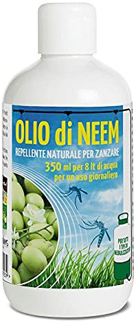 GMR Olio di NEEM Repellente Naturale Contro Le ZANZARE BIOINSETTICIDA