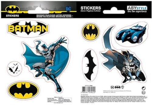 ABYstyle - DC Comics Stickers 16x11cm Batman and Logo