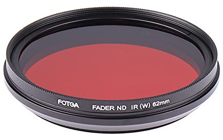 FOEASY 62mm Infared Filter,Adjustable 530nm to 750nm Infrared X-Ray IR Filter for DSLR Camera Lens