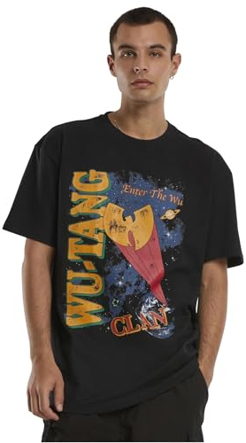 Mister Tee Herren Mt2409-wu-tang Clan Enter The Wu Oversize Tee T-Shirt (1er Pack)