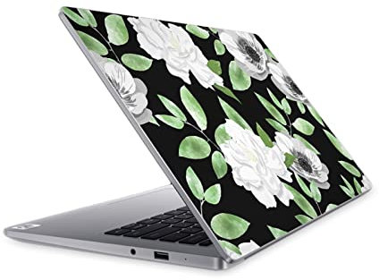 Head Case Designs Offizielle Anis Illustration Gardenia Muster Blumen Muster 3 Vinyl Haut Aufkleber Abziehbild Abdeckung kompatibel mit Mi Notebook 14 (2020)