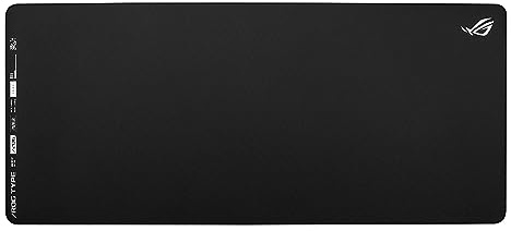 ASUS ROG Hone Ace XXL extragroßes Gaming Mauspad | 900 x 400 mm, Unterlage mit wasser-, öl- und staubabweisender Nanobeschichtung, 3mm rutschfeste Gummibasis, schwarz
