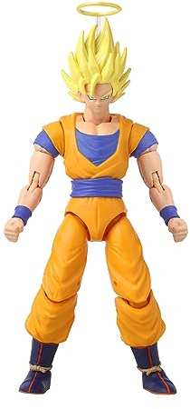 Bandai Dragon Stars Super Saiyan 2 Goku Action Figure | 17cm Articulated Figure | Dragon Stars Anime Figures Toy