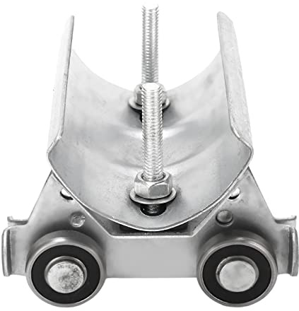 Verzinkte Laufrollen-Kabelführung, 24 mm Riemenscheibendurchmesser, Edelstahl-Radwagen mit Hochpräzisen Lagerkugeln, Gebogene Kanten Design