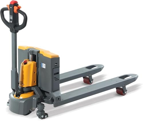 APOLLOLIFT 3300lb Capacity Electric Pallet Jack Truck, Lithium Powered Pallet Truck 48x27 Forks Lift Jack for Narrow Spaces