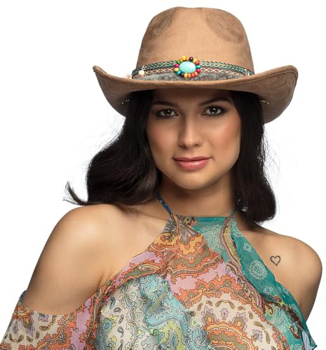 Boland Cowboyhatt, huvudbonad, västerländsk kostymtillbehör, tillbehör för festivaler, karneval eller temafester