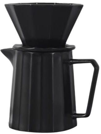Gralara Macchina per Caffè Americano con Filtro Macchina per Caffè Americano con Gocciolatore per Caffè, Nero