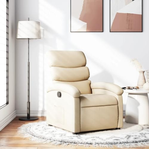 Xichuzi Relaxsessel Creme Stoff, Relaxsessel, Fernsehsessel, Kinosessel, Gaming Couch - 371698