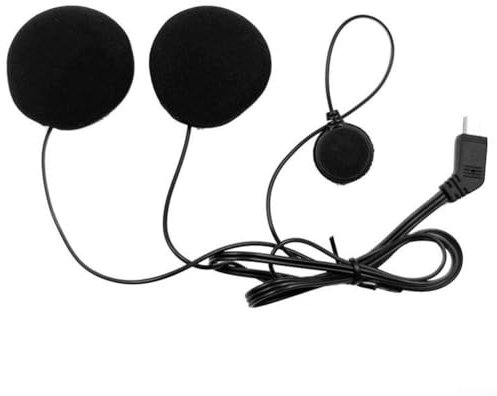 ZiStarlilife Cardo Edge Ensemble de microphones pour casque de moto, compatible avec le système d'interphone BT Options d'installation flexibles pour casque Transmission audio claire (B)