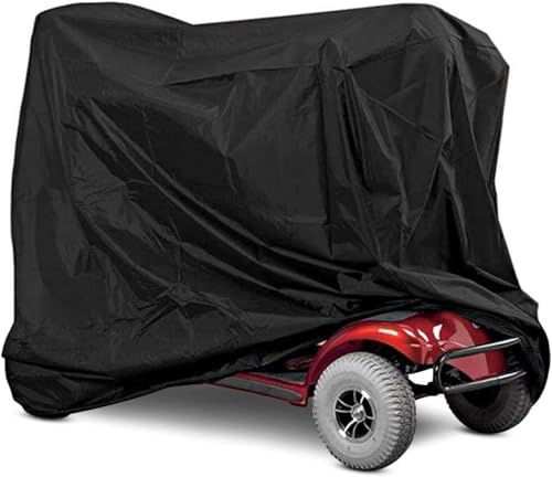 wasserdichte Elektromobil Abdeckhauben, 140×66×91cm Oxford Regenabdeckung für Mobilitätsroller, Seniorenmobil Abdeckung, E Scooter Abdeckung Wasserdicht gegen Sonne Staub Schnee