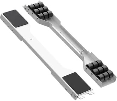 Fenteer Washing Machines Movers Sliders Movable Stand Holder Easily Move Noise Reduction Appliance Mobile Base Adjustable for Cabinets, White