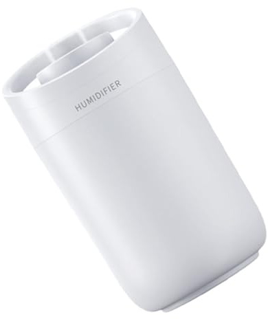 LOLIPPYY Umidificatore Portatile Silenzioso per Casa e Viaggio Design Compatto USB per Camera da Letto e Ufficio Effetto Umidificazione e Facile da Ricaricare