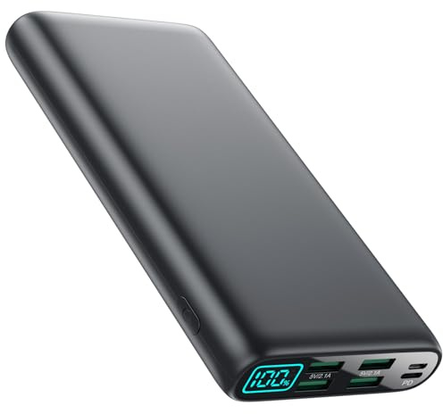 Portable Charger 38800mAh Power Bank with 5 Outputs & 2 Inputs,PD USB C In&Out Fast Phone Charging External Battery Pack Backup,Travel Essential Outdoor for iPhone 17/16/15,Android Samsung Galaxy etc