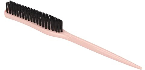 Ausla Spazzola per Cotonatura in Nylon a 3 File per Tutti i di Capelli, Impugnatura Ergonomica, Riduce Al Minimo la Rottura dei Capelli, Ideale per Volumizzare e Styling Portatile (PINK)