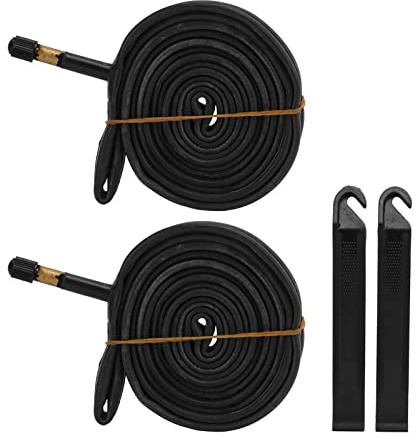 700x23C Fahrradschlauch 2 Stück, Butylgummi, 48mm Schrader Ventil - Hohe Haltbarkeit, Einfacher Wechsel, Für Mountain und Rennräder