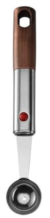 ADOCARN Scavino da Cucina in Acciaio Inossidabile per Melone e Frutta, Cucchiaio Svuota Meloni Superficie Lucida e Design Liscio per Cucina e Ristorante