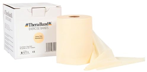 Thera-band träningsband 46 m, extra tunn/beige