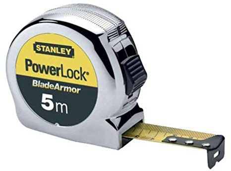 Stanley 1-33-514 Powerlock Blade Armor Tape Measure, Yellow/Black, 5 m/25 mm
