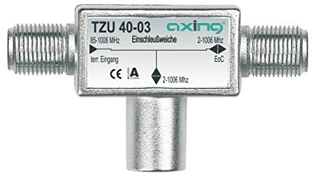 Axing TZU 40-03 miscelatore coassiale per EOC Ethernet over Coax con filtro canale di ritorno