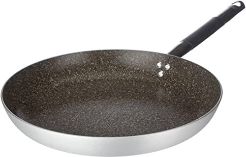 Pentole Agnelli ALSA111BBINF36 Infinity Padella Svasata Bassa, in Alluminio, con Manico Tubolare in Acciaio Inossidabile ”Cool”, Argento, 36 cm