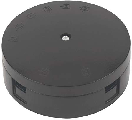 3 X Terminal Heavy Duty Junction Box Black