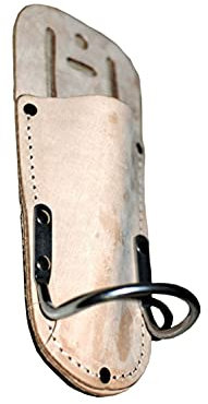 Zeluga ZL120TB Heavy Duty Steel Hammer Holder with Sheath, Vegetable Tanned