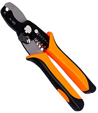Wire Stripper Automatic Wire Stripper Electrical Cable Stripper Wire Cutter Multi Tool Wire Cutting Scissor Hand Tools Kit for Stripping Cutting and Crimping Cables
