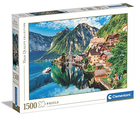 Clementoni - 31687 Collection Puzzle Hallstatt - Jigsaw Puzzle Age 10+ 1500 Pieces, Made In Italy, Jigsaw Puzzle For Adults