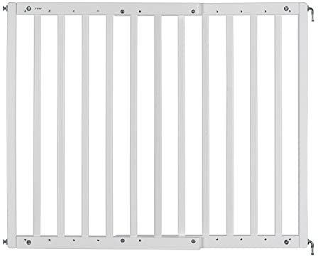 reer Türgitter und Treppenschutzgitter | Baukasten zum Selbstbauen | zum Schrauben | ausziehbar 63-103,5 cm | weiß