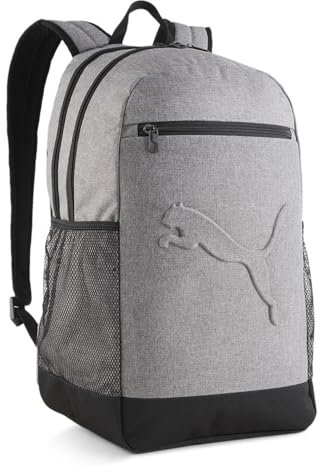PUMA BUZZ HEATHER Backpack, Unisex Mehrschichtige Rucksäcke, Medium Gray Heather, OSFA - 091350