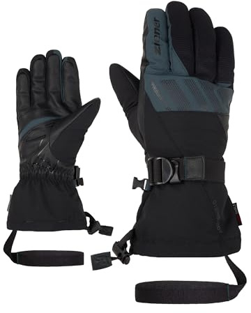 Ziener Herren GHALION-Z Ski-Handschuhe/Wintersport | wasserdicht Lange Stulpe Thermoshield