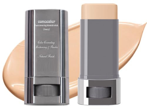 KARLOR Foundation Stick, Concealer Stick hell Foundation Makeup Nude Foundation Stift matt Grundierungsstift leicht cremig Gesicht Grundierung Stick langanhaltend mattierend für Helle haut