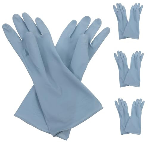 ERINGOGO 4paare Wiederverwendbare Küchenhandschuhe Wasserdichte Geschirrspülhandschuhe Für Und Langlebig Und Zu Tragen