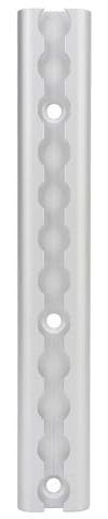 Robust L Track Rail with Drilled Hole: Heavy Duty Tie Down Aluminum Airline Rail for Truck Beds and Trailers (30mm)