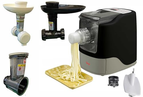 Sirge MULTIBUONA Robot da Cucina Multifunzione per Pasta, Pizza, Pane, TritaCarne, TritaVerdure, Sorbetteria 6 in 1