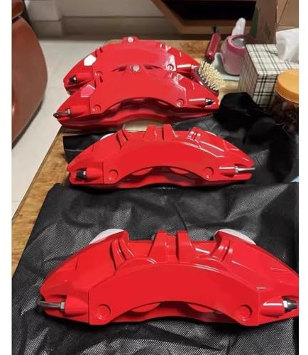 Aluminum 4Pcs Brake Caliper Covers Compatible with BMW 1/2/3/4/5/6/7 Series/33I/X1/X3/X5/X7/I4/iX