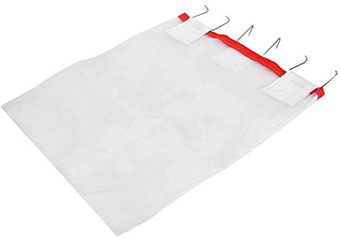 Zerodis Colador de Malla con Filtro de Miel de Nailon con 3 Ganchos, Bolsa de Filtro de Alimentos Multifuncional para Filtración de Vino y Miel
