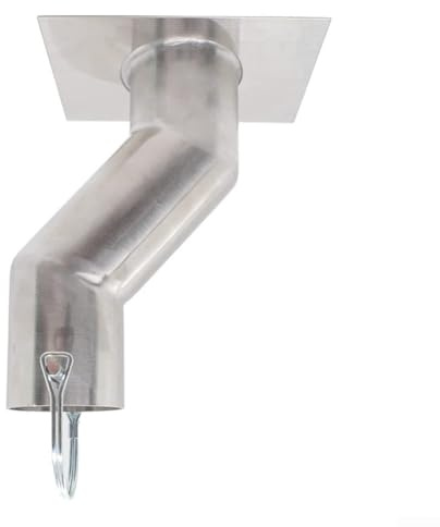 Regenketten-Adapter-Set aus Edelstahl für Kompatibilität zwischen Standard-Dachrinnenauslässen und Kettensystemen