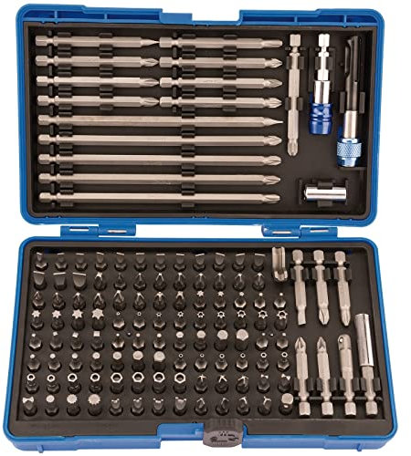 Draper Expert 127 Piece Magnetic Bit Holder Set | 25 mm 1/4 Metric Screwdriver Kit | Precision Hand Tools Accessories | Heavy-Duty Storage Case | 82398