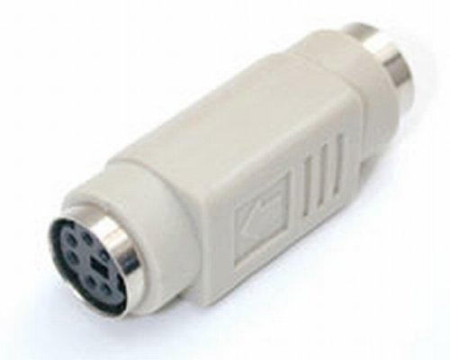 kenable PS2 Gender Changer Coupler - Mini Din 6pin Female to Female
