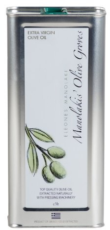 KretaNatura Natives Olivenöl extra Kaltgepresst & Filtriert | 100% natürliches & reines Olivenöl für Feinschmecker - Kreta, Griechenland | sortenreine Koroneiki Oliven | 5 Liter Kanister