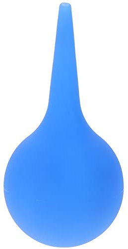 HEALIFTY Boule de nettoyage en caoutchouc de 75ml pour oreille de lavage balle de nettoyage d'aspiration (bleu)