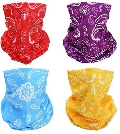 SMEHCF Headband Bandana Balaclava Half Face Mask Head Scarf Neck Gaiter 8pcs