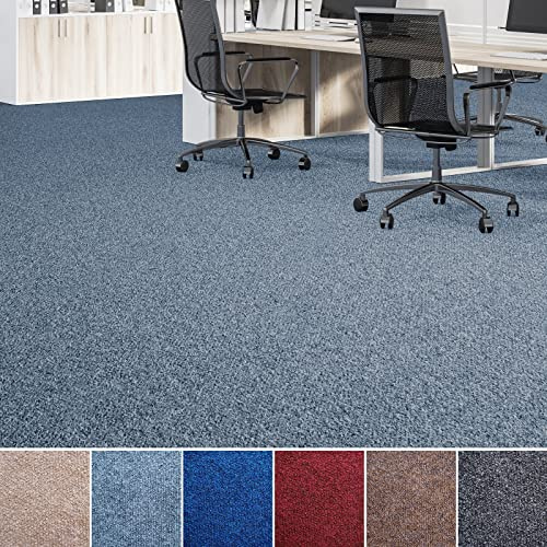 Tappeto Modello Malta, Rivestimento per Pavimento in Tessuto Non Tessuto agugliato per casa e Ufficio, Isolante dal Freddo e fonoassorbente (200 x 150 cm, Colore: Grigio)