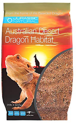 Jurassic Natural Australian Desert Dragon Habitat Substrate, Red, 20lb
