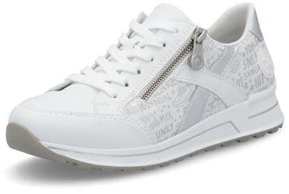 Rieker Damen Low-Top Sneaker N1403, Frauen Halbschuhe, lose Einlage