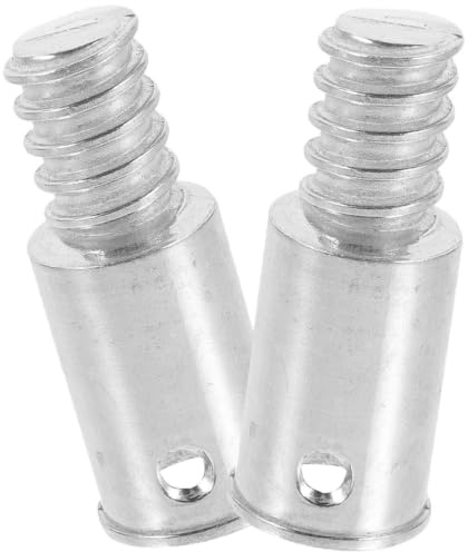 JECOMPRIS Stangenadapter Für Metallgewindespitzen Ersatz-Set Griffgewindeende Für Holz-/metallstangen Einfach Zu Installierende Griffspitzen